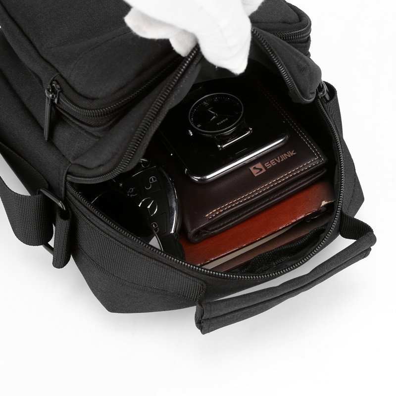 Men's Messenger Bag Crossbody Shoulder Bags Men Small Sling Pack For Business Waterproof Handbag Oxford Tote Satchel Purse