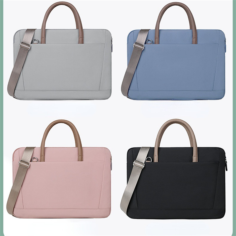 Laptop Bag 13 14 15.6 Inch Notebook Computer Case For Macbook Air Pro 13 Shoulder Handbag Men Women Waterproof Briefcase Bag