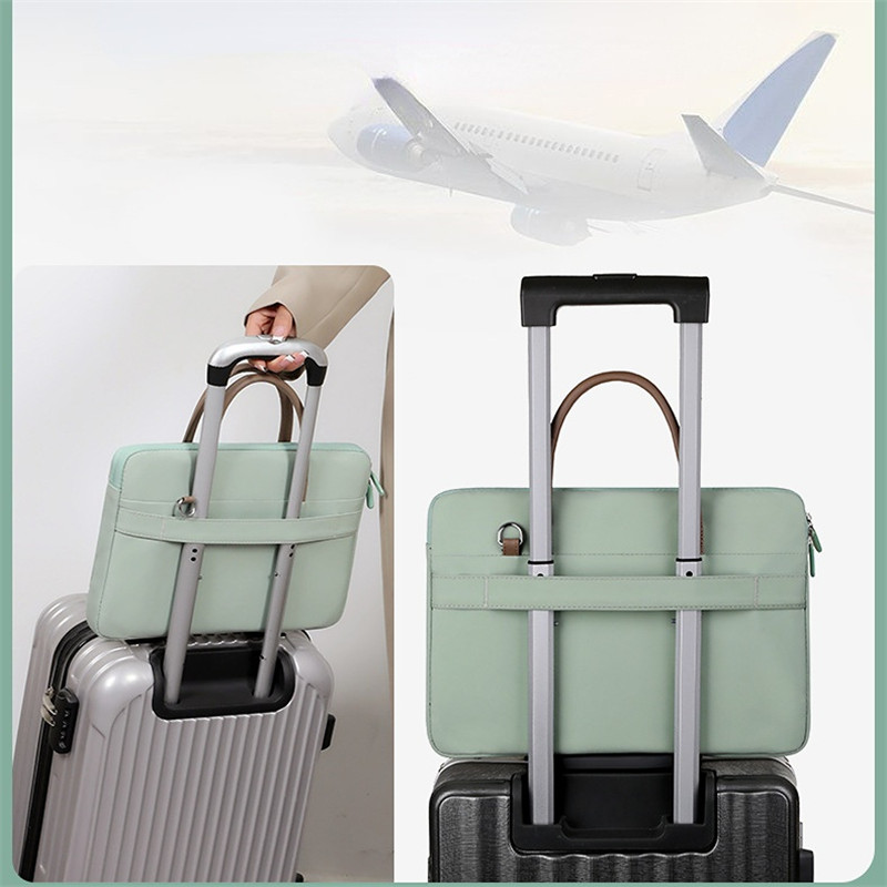 Laptop Bag 13 14 15.6 Inch Notebook Computer Case For Macbook Air Pro 13 Shoulder Handbag Men Women Waterproof Briefcase Bag