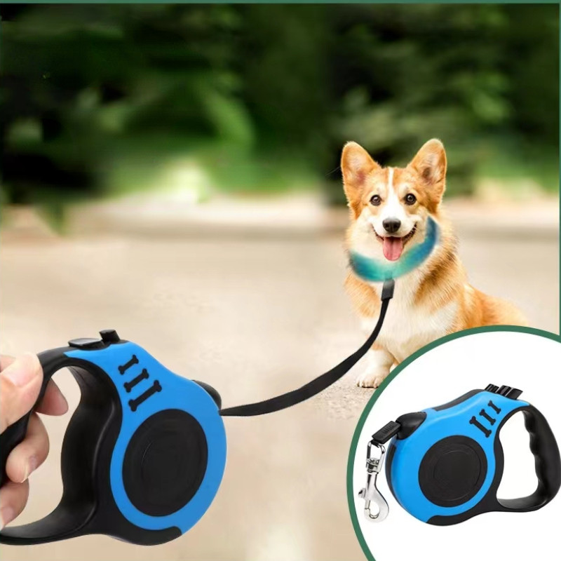 3M/5M Dog Leash Pet Dog Automatic Retractable Leash for Large Dog Puppy Stretching Traction Rope Extending Walking Leads