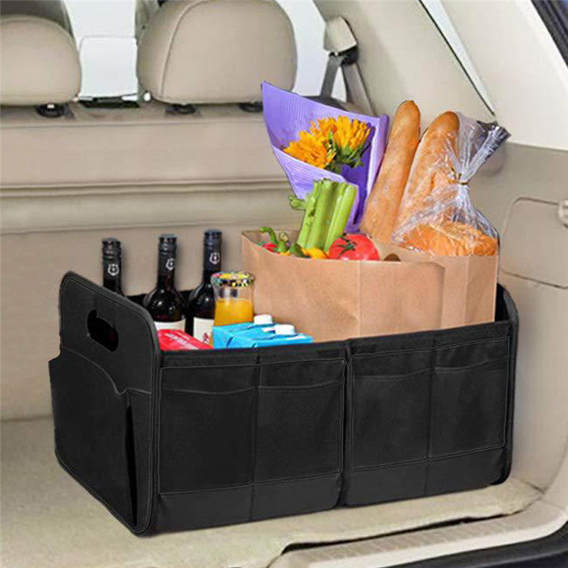 Car Trunk Organizer Case Auto SUV Traveling Cargo Multipurpose Collapsible Foldable Car Storage Box Car Interior Container Box