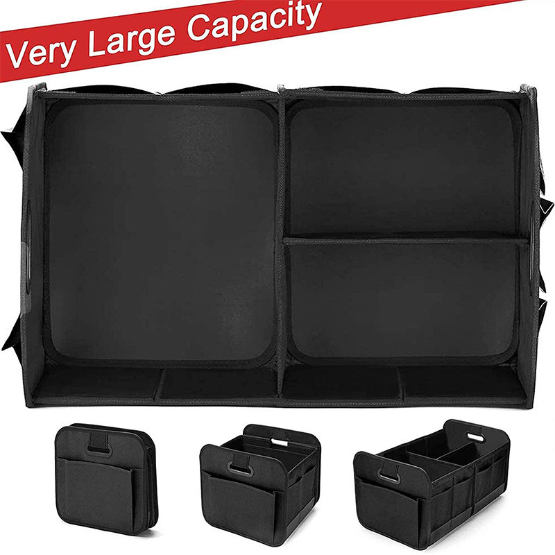 Car Trunk Organizer Case Auto SUV Traveling Cargo Multipurpose Collapsible Foldable Car Storage Box Car Interior Container Box