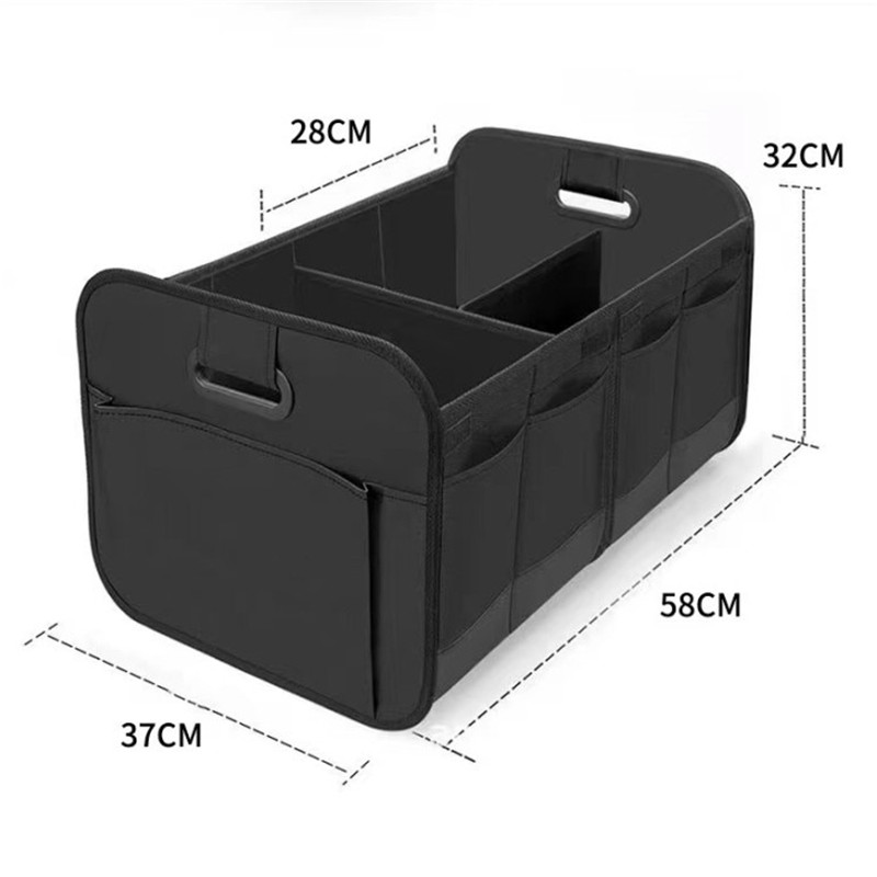 Car Trunk Organizer Case Auto SUV Traveling Cargo Multipurpose Collapsible Foldable Car Storage Box Car Interior Container Box