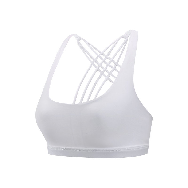 Women Fashion Cross Back Sport Bras Fitness Tank Top Shockproof Run Tight Yoga Bra Fitness Jogging Tops Underwear Brassiere