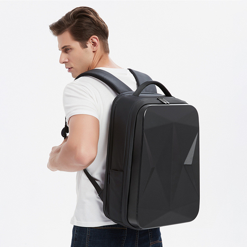 New Fashion Men's Backpack Large Capacity Business Laptop Bag USB Waterproof Suitcase Backpacks Multifunctional Hard Shell Bag