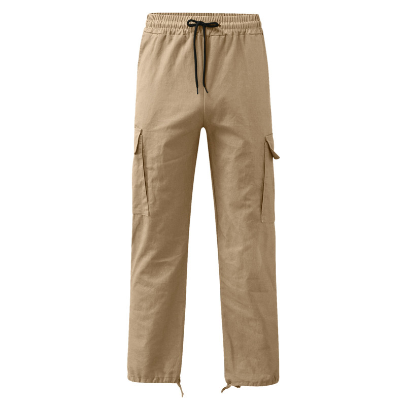 Autumn Men Pants Hip Hop Harem Joggers Pants New Casual  Male Trousers Mens Overalls Solid Multi-pocket Pants Sweatpants