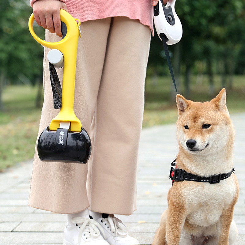 Pet Dog Pooper Scooper Portable Outdoor Cleaner Garbage Picker Poop Bag Collection Convenient Cleaning Tools Dog Poop Collector