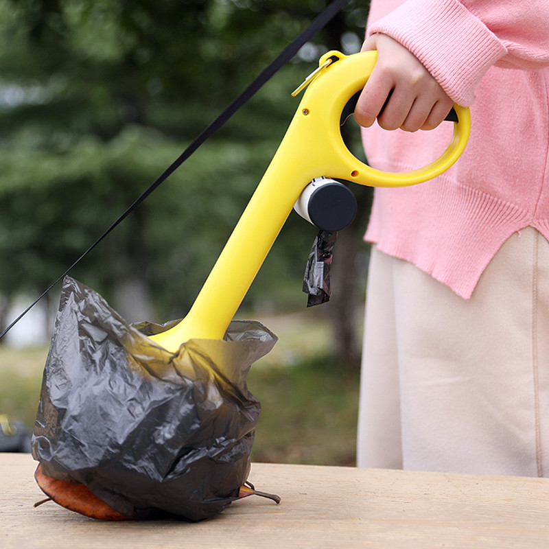 Pet Dog Pooper Scooper Portable Outdoor Cleaner Garbage Picker Poop Bag Collection Convenient Cleaning Tools Dog Poop Collector