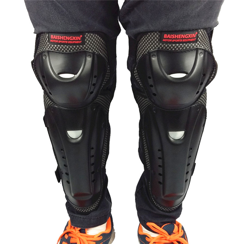 4pcs/set Motorcycle Bike Racing Skating Elbow Knee Shin Armor Guard Protector Guards Protective Motocross Cycling Sport Gear Pad