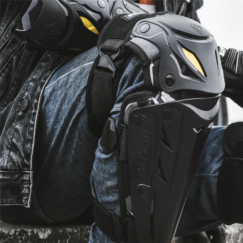 2/4pcs Motocross Knee Pads or Elbow Pads Moto Protection Riding Elbow Guard Motorcycle Motorbike Off-road Racing MTB Knee Pad