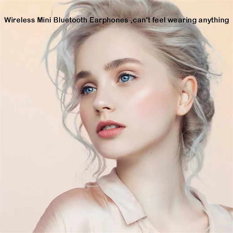 Mini Bluetooth Headset Invisible Earbuds Wireless Headphones Smart Touch Sleeping Sports Gaming Earphones For Smartphone