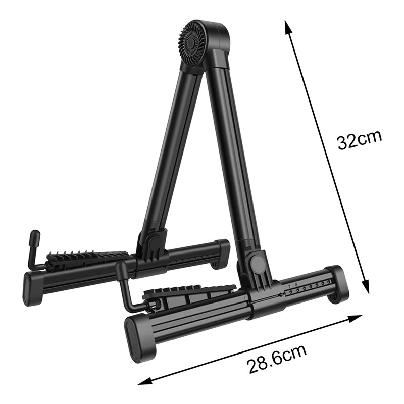 Portable Guitar Stand Holder ABS Plastic Retractable Foldable Rack  Holder for Bass Guitar Violin Ukulele for Guitarist