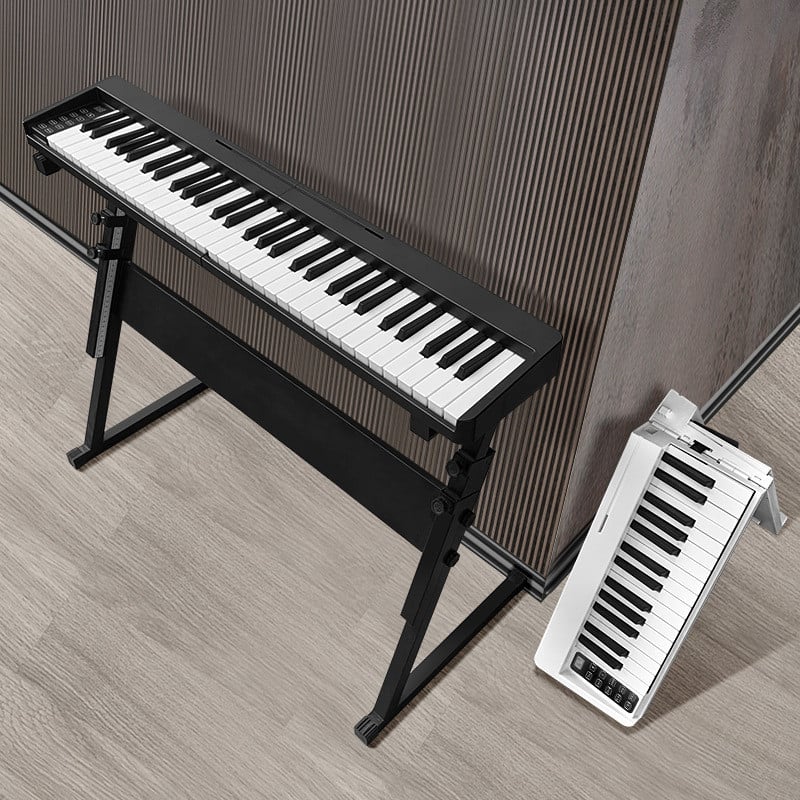 61 Keys Folding Electronic Piano Hand Roll Bluetooth MIDI Foldable Digital Piano Keyboard Organ Portable Beginner Adult Home Use