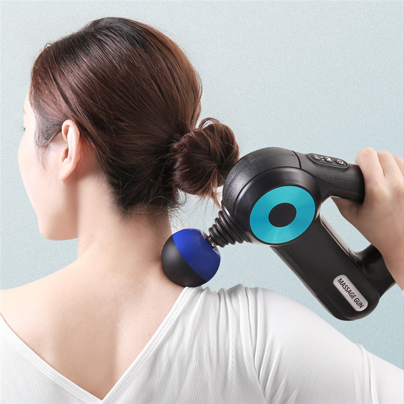 9 In 1 Professional Fascia Massager Muscle Relaxation Vibration Machine Neck Back Leg Body Shaping Massage Instrument Relief