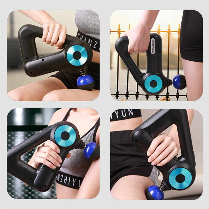 9 In 1 Professional Fascia Massager Muscle Relaxation Vibration Machine Neck Back Leg Body Shaping Massage Instrument Relief