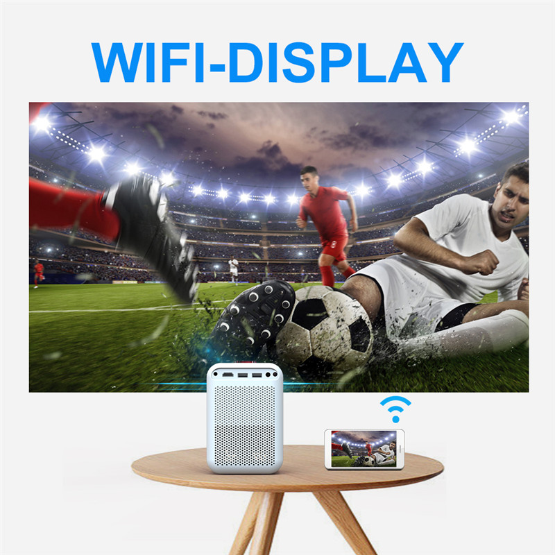 P700 Mini Projector Android 10 Dual Wifi BT5.0 1280*720P Support 4k Full HD 1080P Home Cinema Outdoor Portable Projector