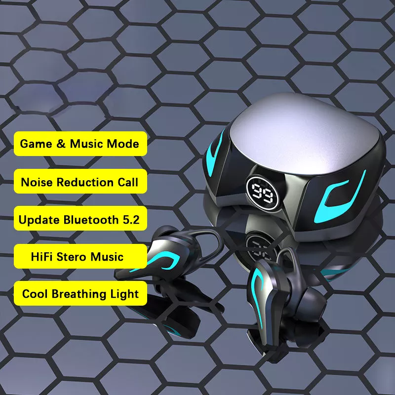 Gaming Earphone Bluetooth Low Latency Earbuds Professional Gamer Bluetooth Headphone With Mic Wireless Stereo Sport Headsets