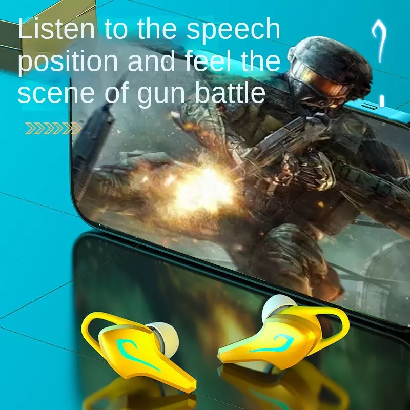 Gaming Earphone Bluetooth Low Latency Earbuds Professional Gamer Bluetooth Headphone With Mic Wireless Stereo Sport Headsets