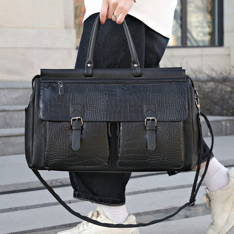 Women Men PU Leather Travel Duffel Bag Waterproof Luggage Bag Men Tote Fashion Shoulder Handbag Large Capacity Fitness Sport Bag