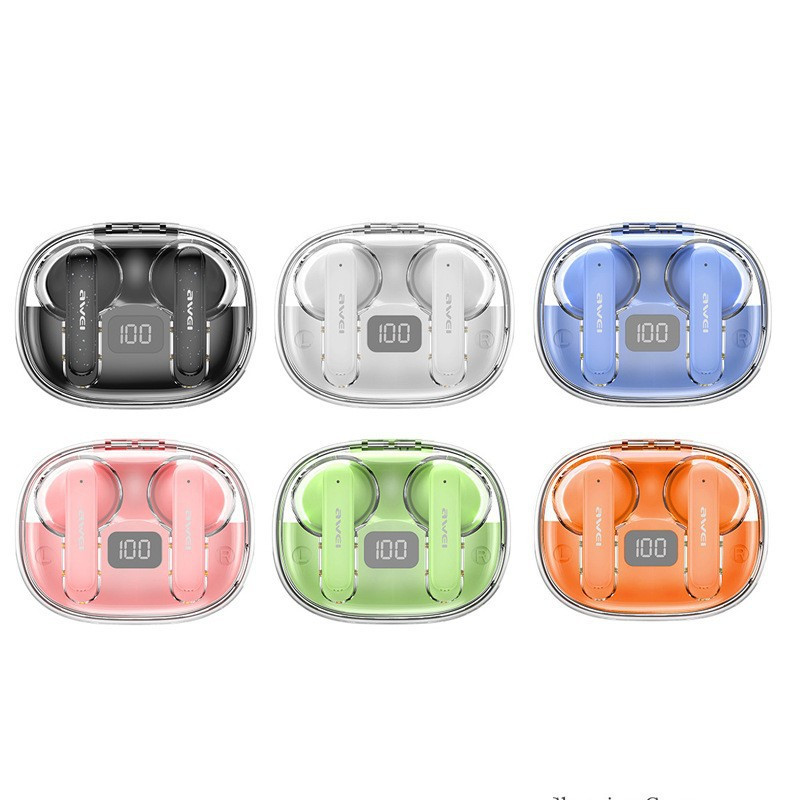 ENC Noise Canceling Earbuds Wireless Bluetooth Earphone HiFi Stereo Headphones with Digital Display Charging Case Headset