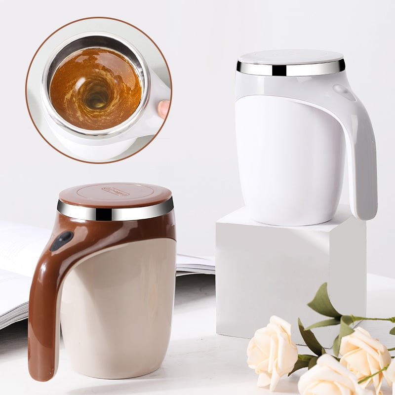380ML Automatic Self Stirring Magnetic Mug Rotating Home Office Travel Stainless Steel Blender Smart Mixer Coffee Mixing Cup