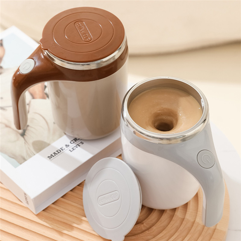 380ML Automatic Self Stirring Magnetic Mug Rotating Home Office Travel Stainless Steel Blender Smart Mixer Coffee Mixing Cup