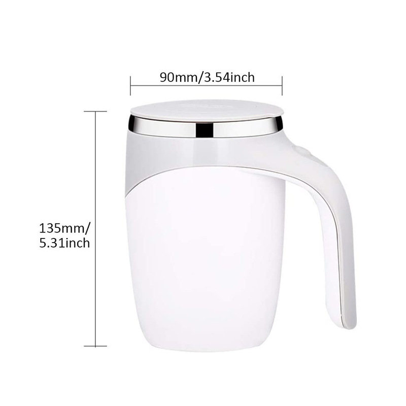 380ML Automatic Self Stirring Magnetic Mug Rotating Home Office Travel Stainless Steel Blender Smart Mixer Coffee Mixing Cup