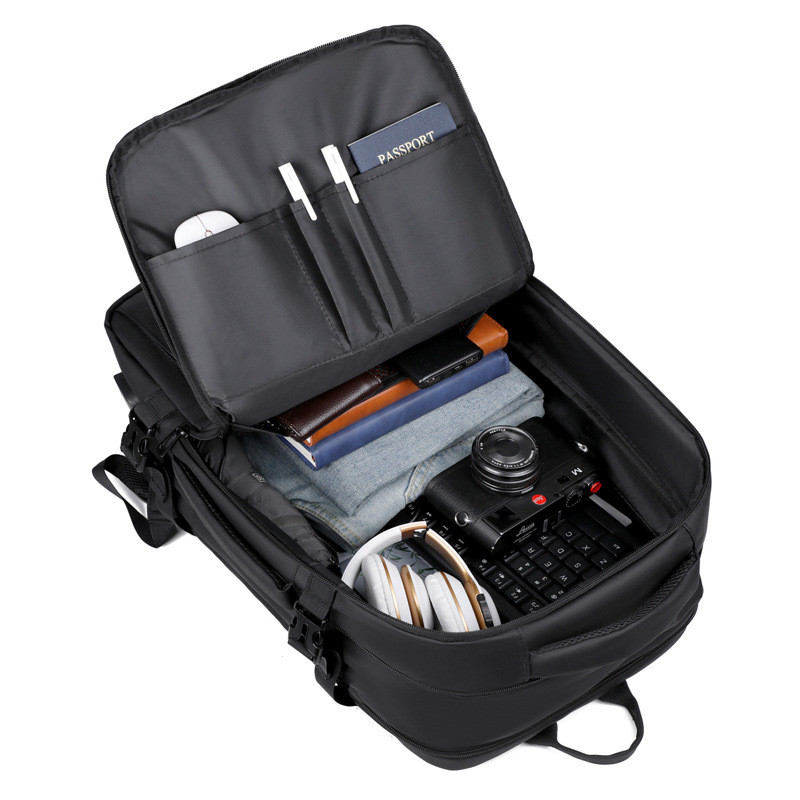 Classic Travel Backpacks Men Business Backpack School Bag Expandable Large Capacity Laptop Bakcpack Waterproof Fashion Rucksack