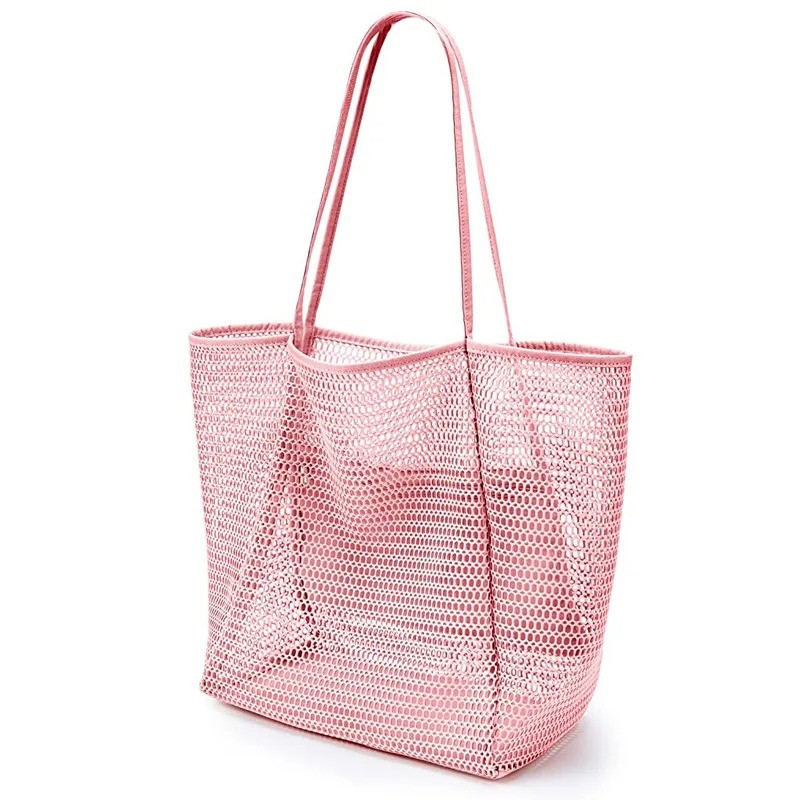 Ladies Handbag New Fashion Mesh Beach Bag Shoulder Bag Ladies Swimming Waterproof Storage Bag Designer Bag Handdag for Women