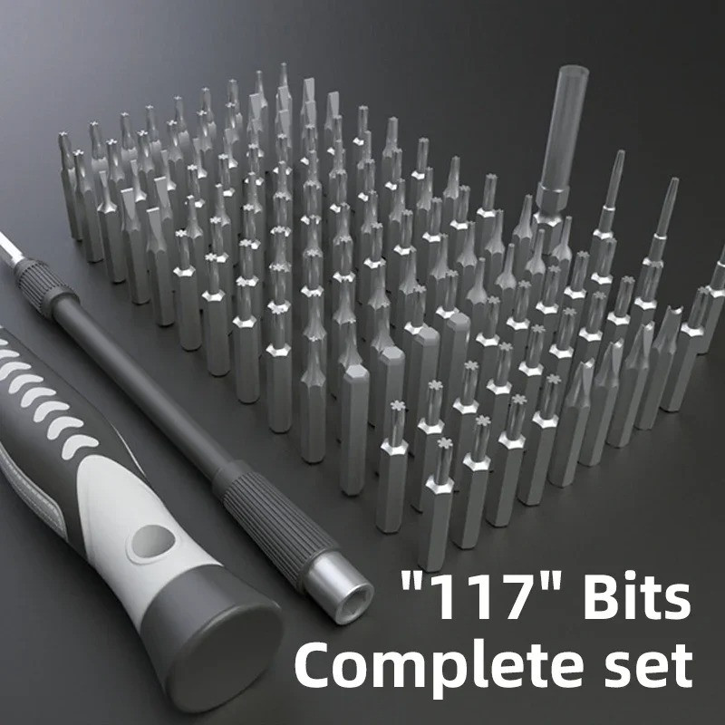 130in1 Precision Multi Screwdriver Set Tool CRV Steel Manual Torx Hex Screw Home Appliance Furniture Computer Phone Repair Tools
