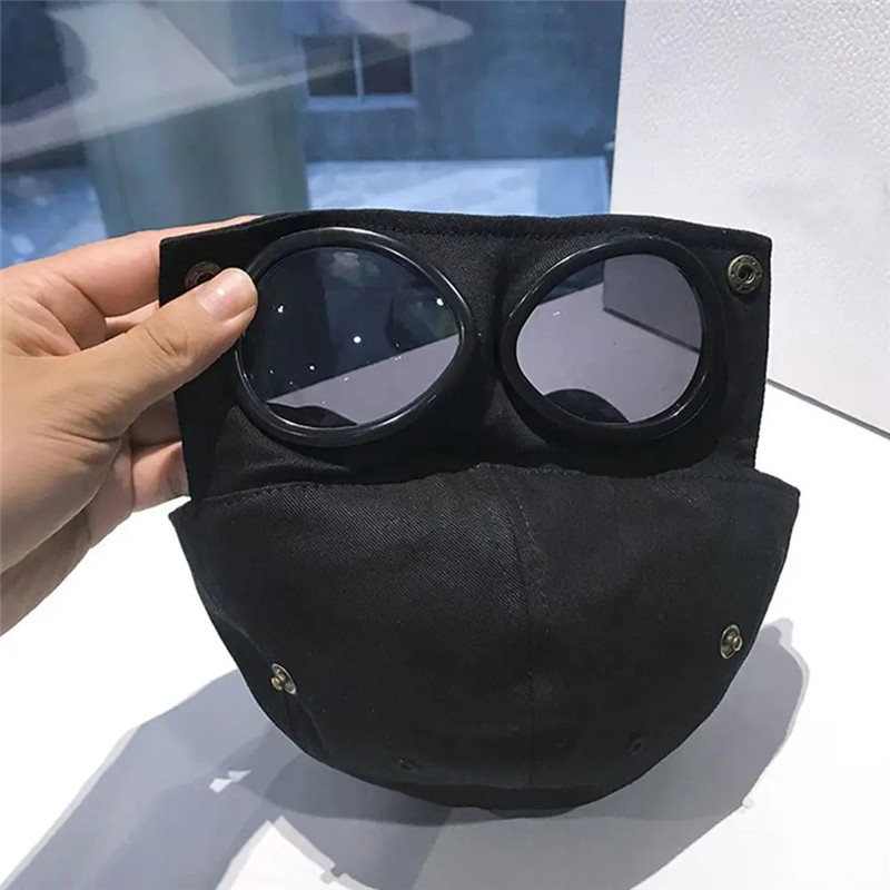 New Aviator Hat Summer Personality Glasses Baseball Cap Unisex Female Sunglasses Cap Male Hats Baseball Cap Boys CapS Bonnets