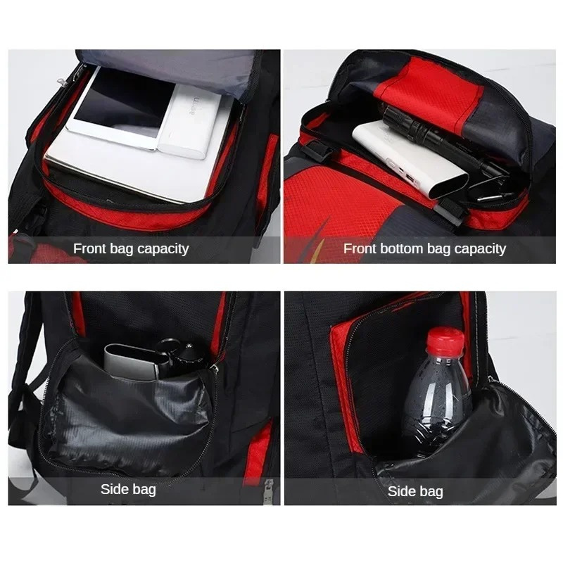 70L Large Capacity Trekking Hiking Backpack Women Outdoor Travel Camping Backpacks Men Sports Waterproof Mountaineering Bag