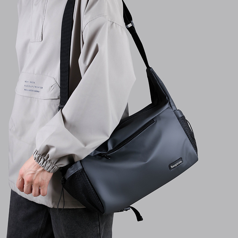 Large Capacity Messenger Bags Japanese Style Nylon Crossbody Pouch Men Student Filp Cover School Bag Casual Shoulder Bag