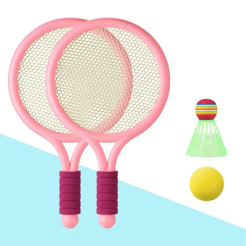 Children's Badminton Racket Set Outdoor Parent-child Toy Pair Tennis Racket Elementary School Students Aged 3-12 Sports Toy
