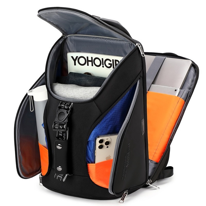 Men Anti Theft Waterproof Briefcase Laptop Backpack 15.6inch Computer Bag Travel Business Rucksack Hiking Backpacks School Bag