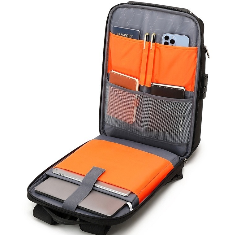 Men Anti Theft Waterproof Briefcase Laptop Backpack 15.6inch Computer Bag Travel Business Rucksack Hiking Backpacks School Bag
