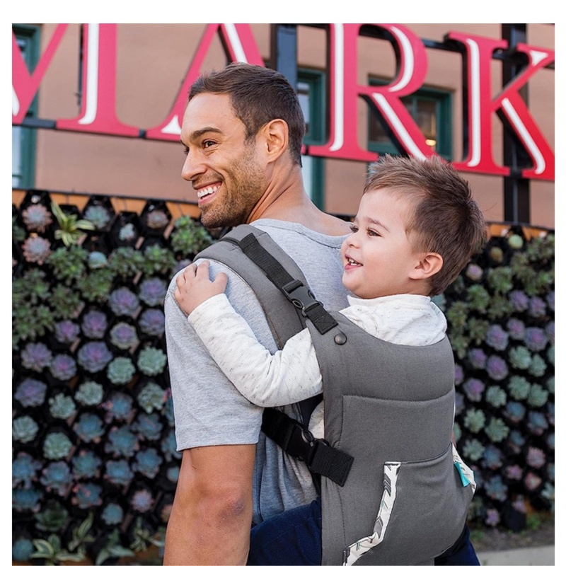 Newborn to Toddler Baby Carrier Ergonomic Infant Carrier with Hip Seat Lumbar Support Multi-Position Front and Back Carry