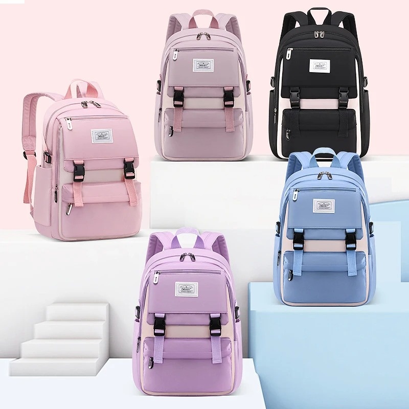 Fashion New Backpack For Girls 6-12 Years School Bags Girls Kids Waterproof Bag Kawaii Primary Cute Schoolbag Book Bag