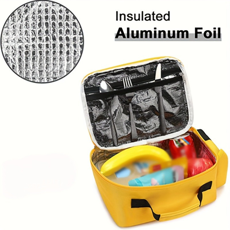 Children's School Bus Lunch Bag Cute Cartoon Picnic Bags Outdoor Portable Meal Bag Camping Insulation Bags Fashion Meal Box Bag