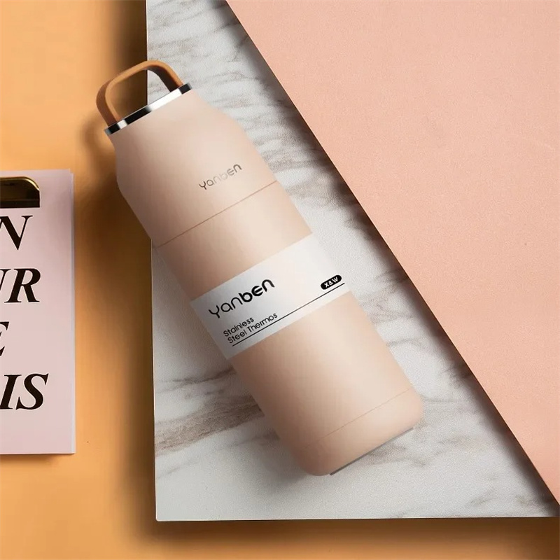350ml Thermos Bottle 304 Stainless Steel Thermos Cup Vacuum Flask Water Coffee Thermal Bottle Leak-Proof Insulated Travel Cup