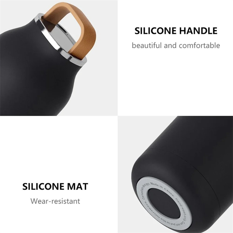 350ml Thermos Bottle 304 Stainless Steel Thermos Cup Vacuum Flask Water Coffee Thermal Bottle Leak-Proof Insulated Travel Cup