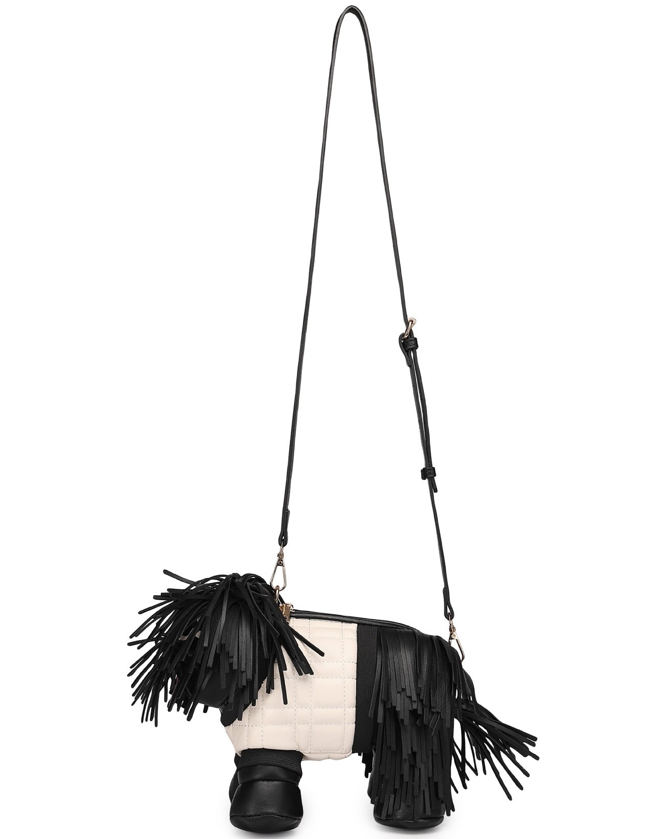 Funny Animals Bag For Women Cute Tassel Glasses Shepherd Dog Shoulder Bag Fashion Crossbody Bag Creative Personalized PU Handbag
