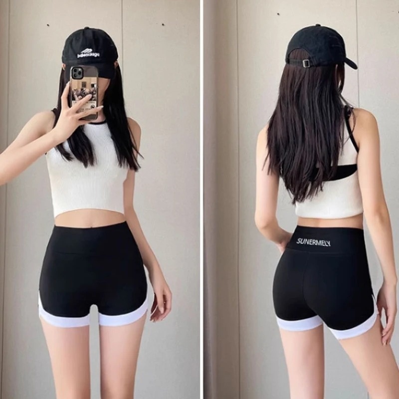 Summer Shark Pants Women Thin Style Leggings High Waist Hip Liftting Traceless Safety Pants Quick Drying and Breathable Shorts