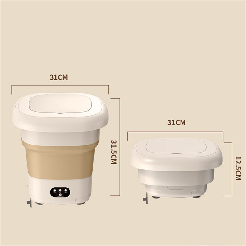 9L Foldable Washing Machine Portable Sock Underwear Panties Laundry Retractable Household Spinning Dry Washing Machine