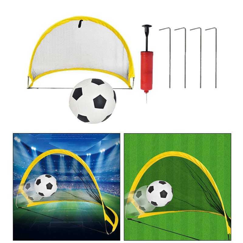 Portable Soccer Football Goal Net Folding Training Goal Net for Kids Children Indoor Outdoor Play Toy Folding Soccer Goal Toys
