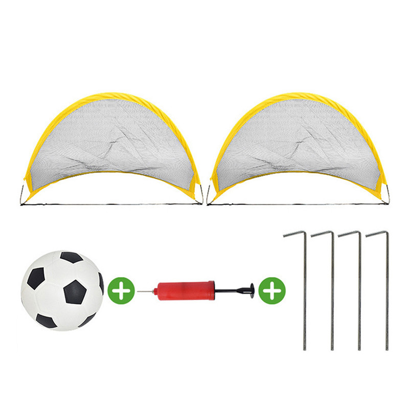 Portable Soccer Football Goal Net Folding Training Goal Net for Kids Children Indoor Outdoor Play Toy Folding Soccer Goal Toys