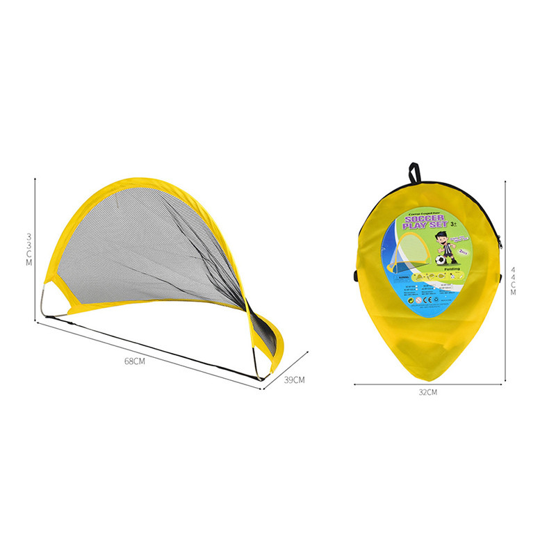 Portable Soccer Football Goal Net Folding Training Goal Net for Kids Children Indoor Outdoor Play Toy Folding Soccer Goal Toys
