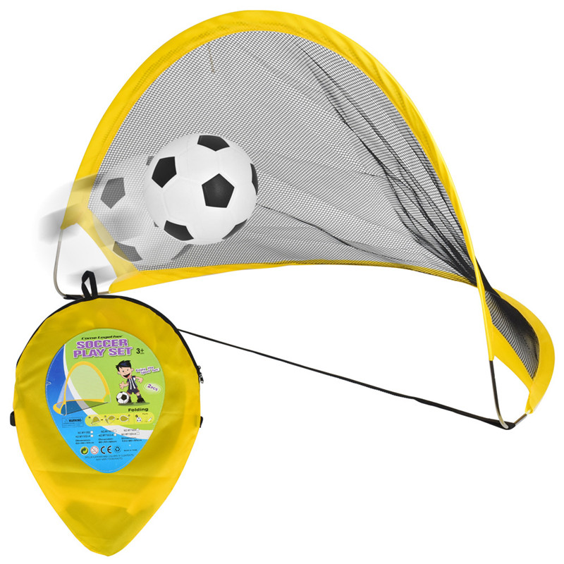 Portable Soccer Football Goal Net Folding Training Goal Net for Kids Children Indoor Outdoor Play Toy Folding Soccer Goal Toys