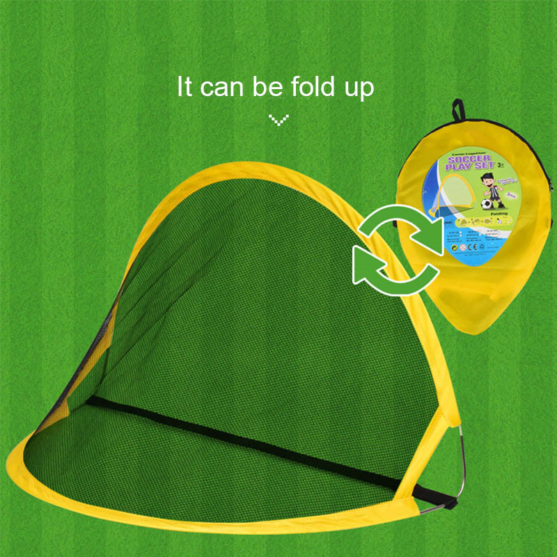 Portable Soccer Football Goal Net Folding Training Goal Net for Kids Children Indoor Outdoor Play Toy Folding Soccer Goal Toys