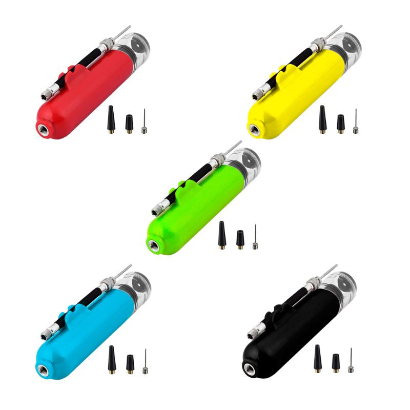 New Ball Pump Portable Inflator Hand Held Air Ball Pump Basketball Soccer Volleyball Football With Needles Inflatable Pump